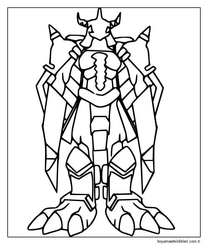 Wargreymon'ı çiz
