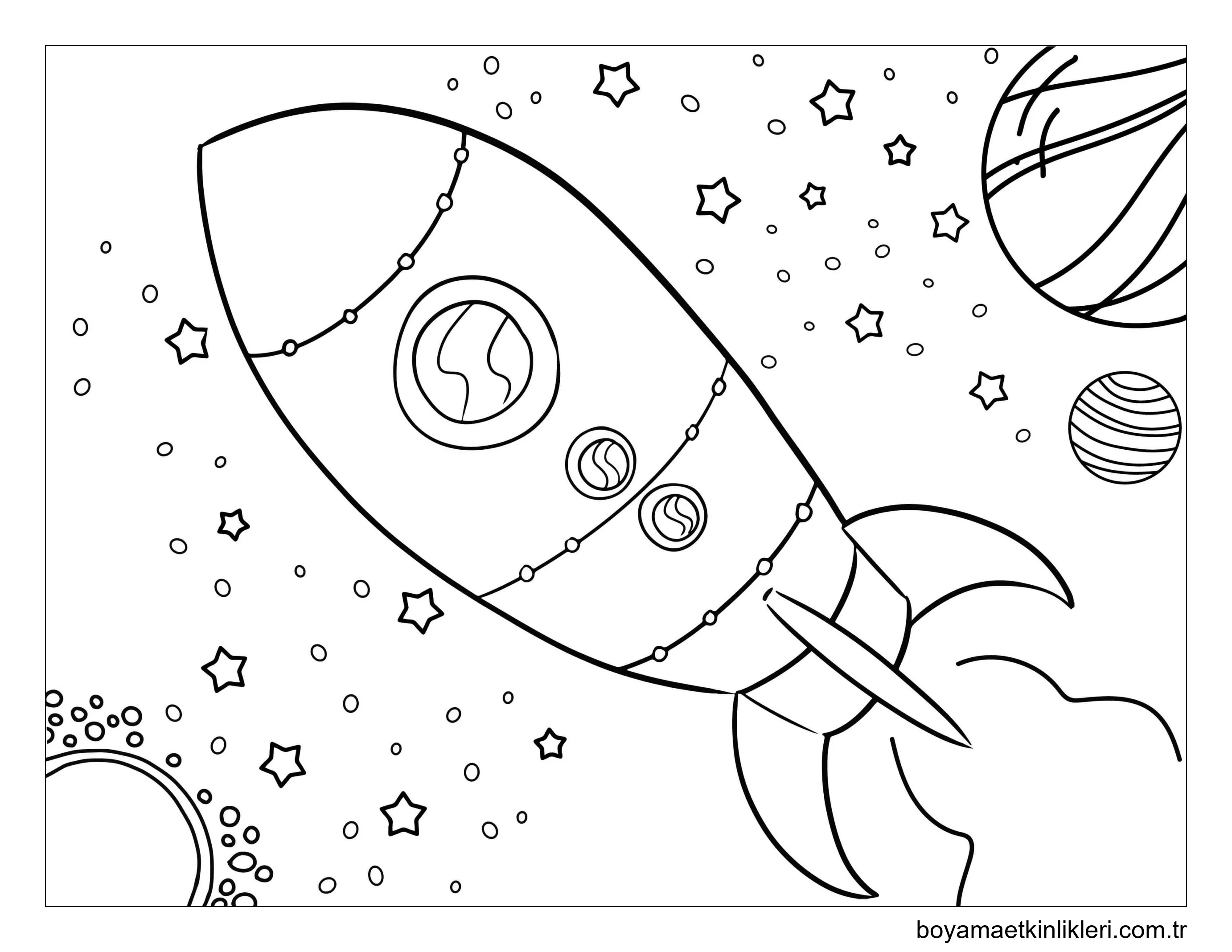 Yazdırılabilir Roket