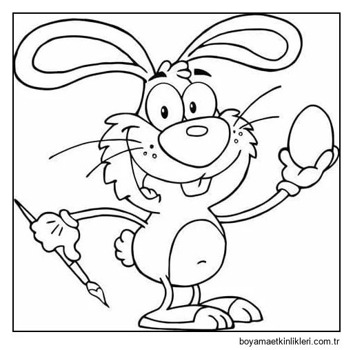 Yazdırılabilir Tavşanlar Resim