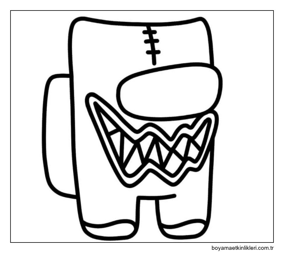 Among Us Huggy Wuggy Skin'i çizin