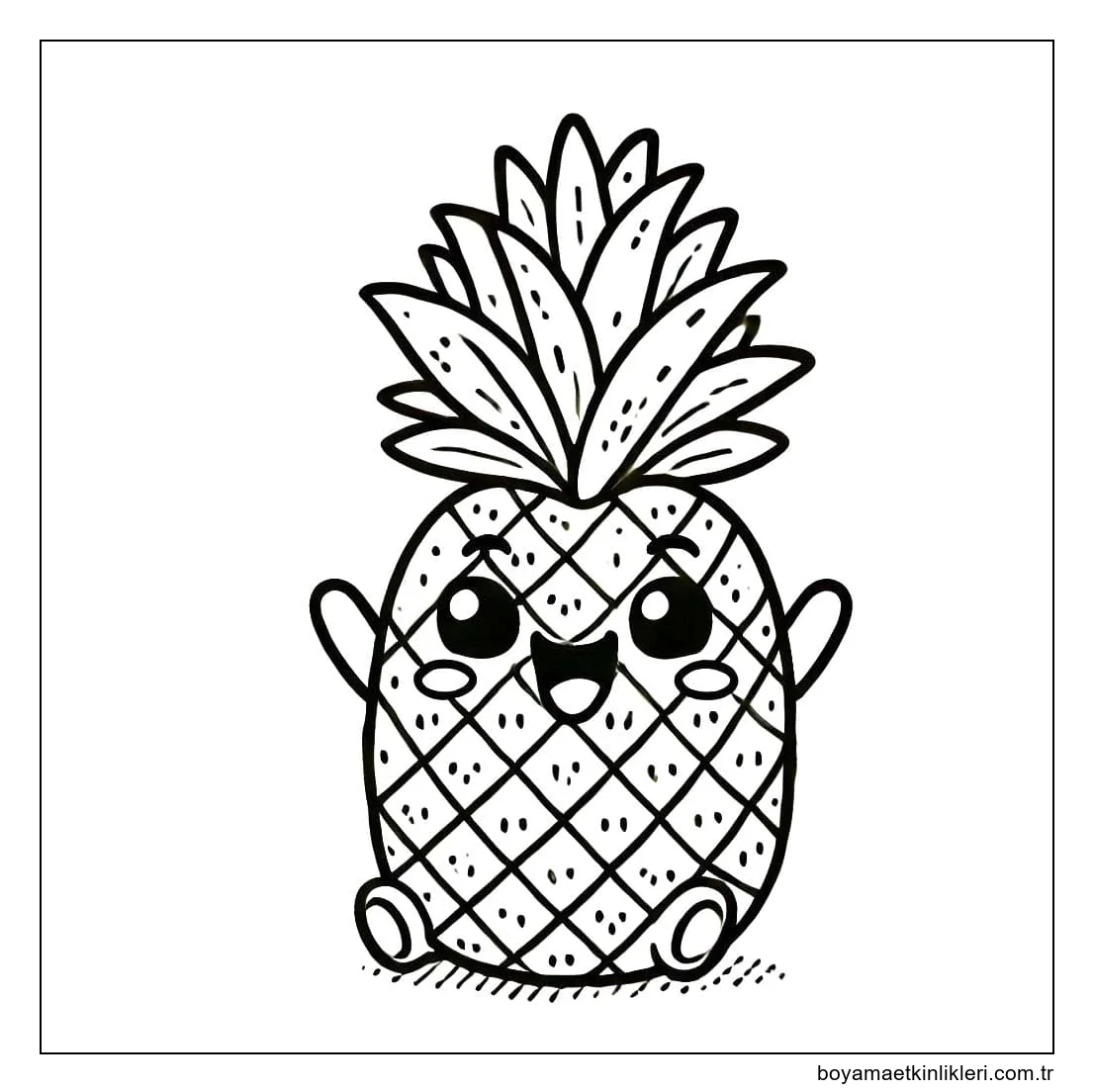 Ananas resmi çiz