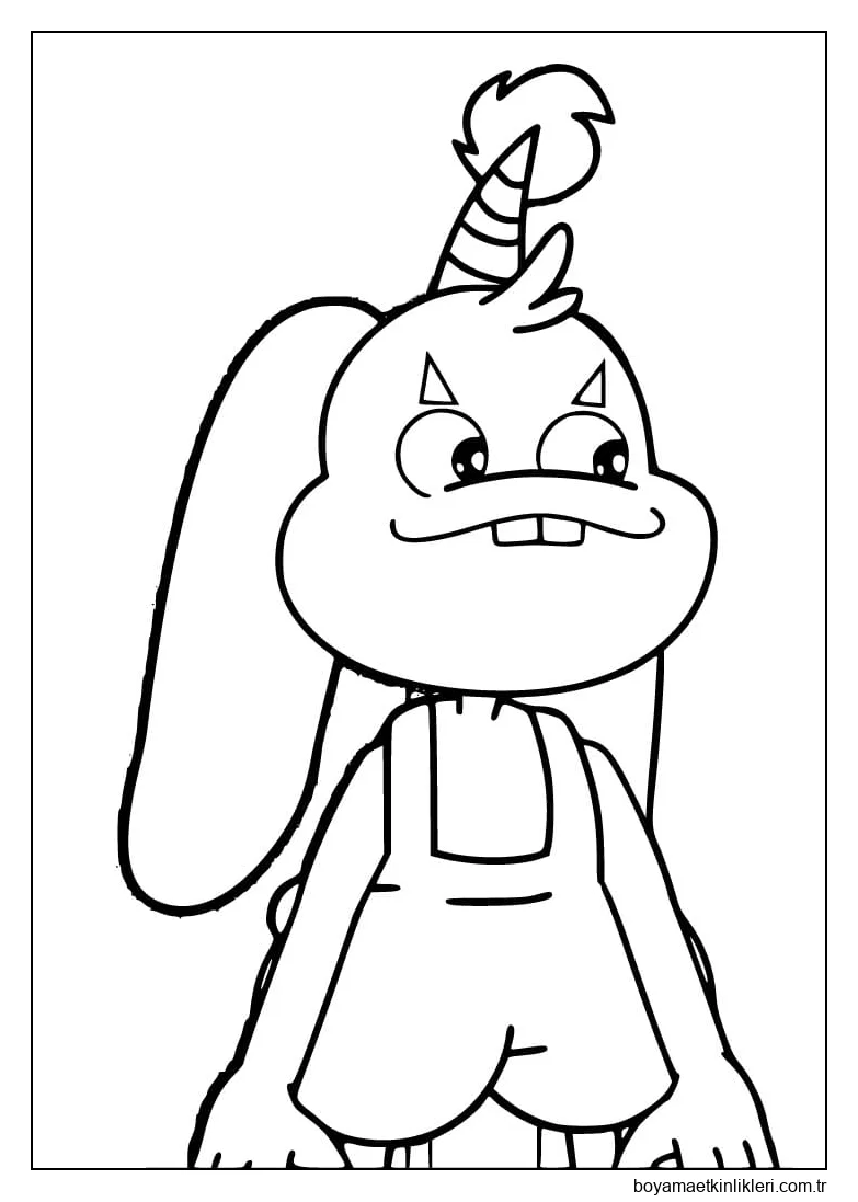 Animasyonlu Bunzo Tavşanı çiz