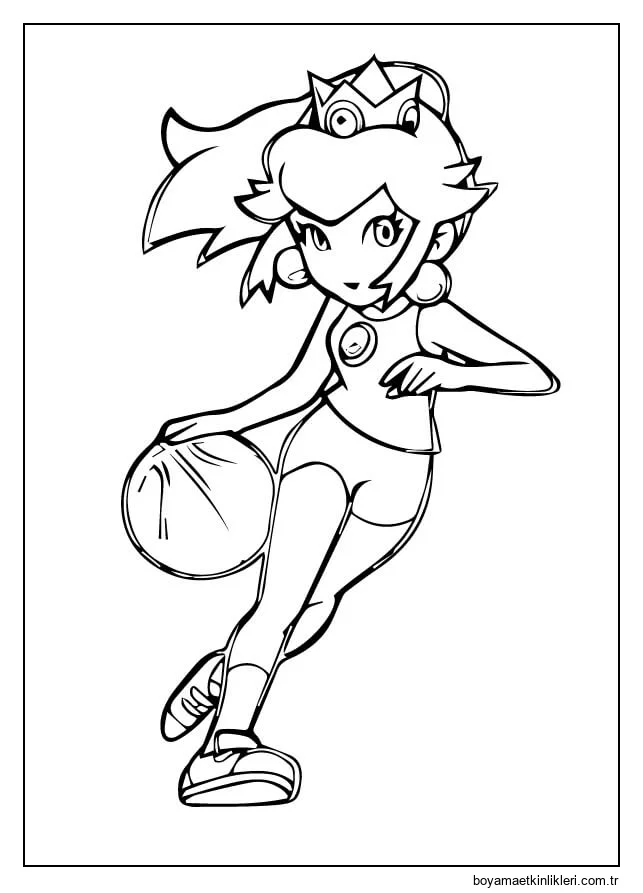 Basketbol Oynayan Prenses Şeftali