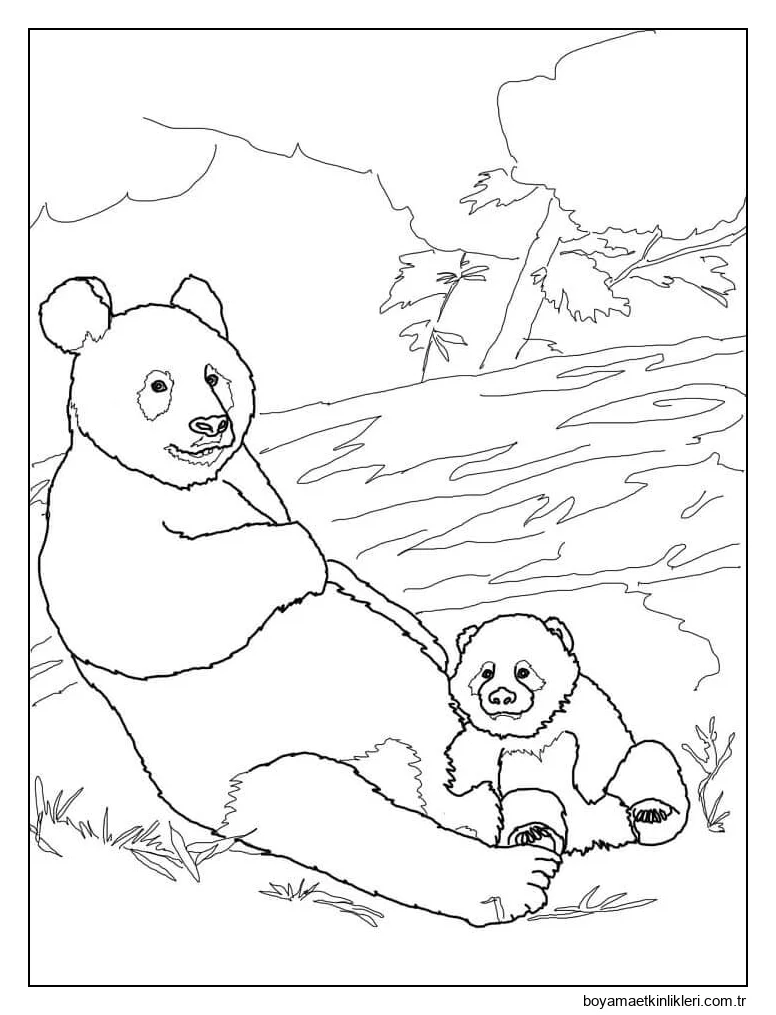 Bebek Panda ile Anne