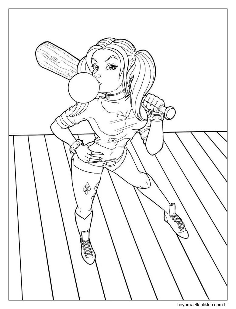 Bedava Çocuklar İçin Harley Quinn