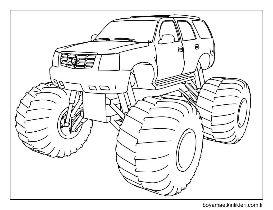 Canavar Kamyon Maliyetsiz Basılabilir