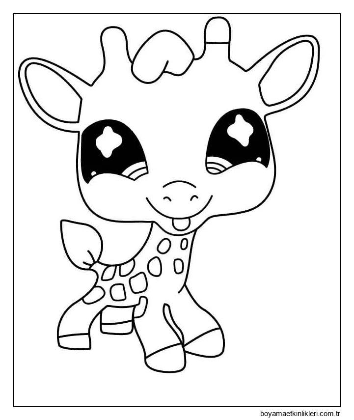 Chibi Zürafa Sevimli