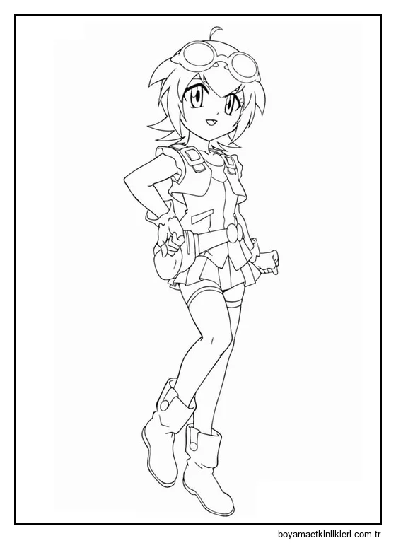 Çizmek Beyblade çocuklar için ücretsiz