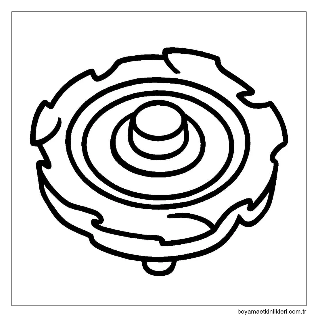 Çizmek Beyblade Ücretsiz Yazdırılabilir