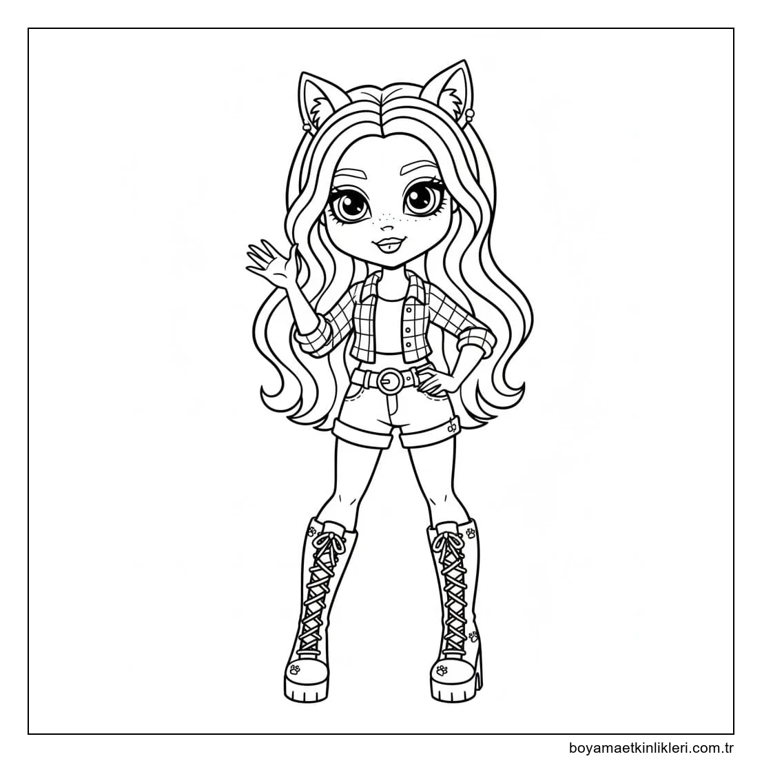 Çizmek Monster High çocuklar için kolay