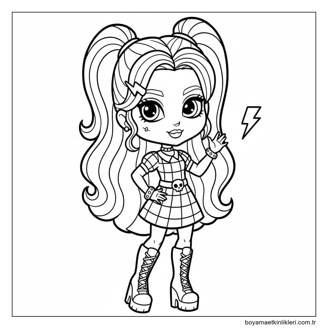 Çizmek Monster High çocuklar için ücretsiz