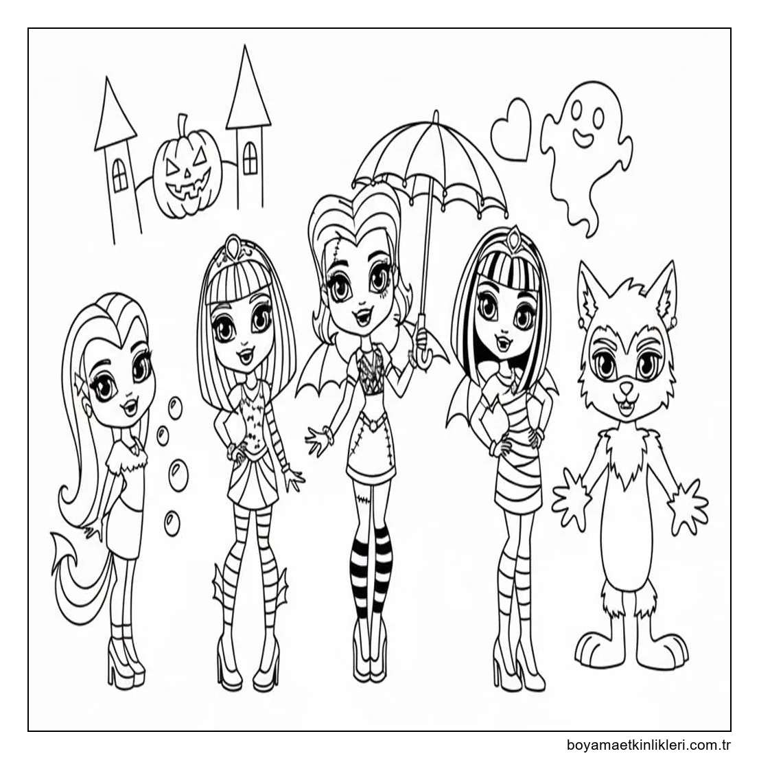 Çizmek Monster High ücretsiz yazdırılabilir