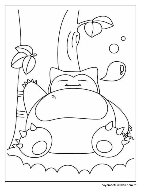 Çizmek Snorlax ücretsiz