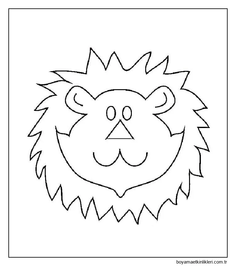 Çocuklar İçin Aslan Yüzü