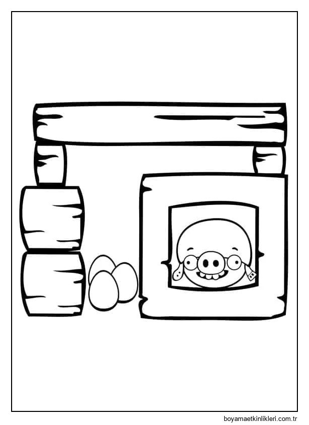 Çocuklar İçin Yazdırılabilir Angry Birds Resmi