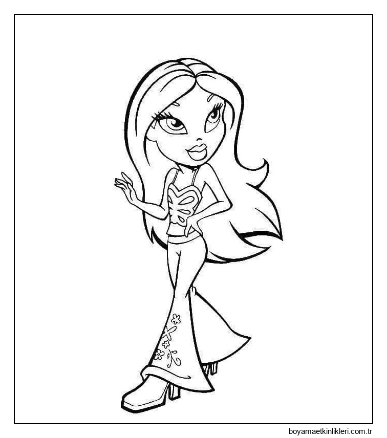 Çocuklara Yazdırma Bratz