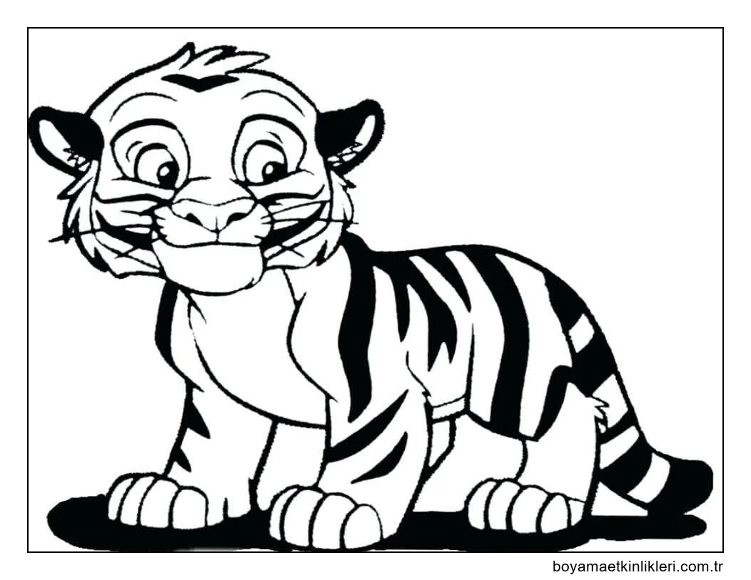 Gülümseyen Küçük Kaplan