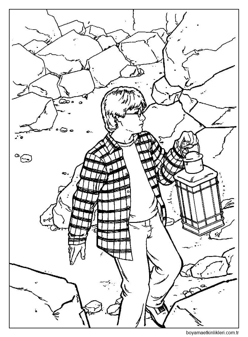 Harry Potter'ı Çizin ücretsiz yazdırılabilir