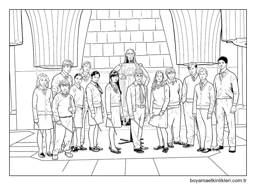 Harry Potter karakterlerini çizmek
