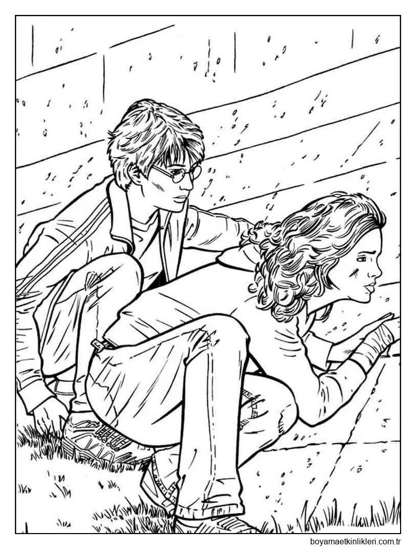 Harry Potter Yazdırılabilir Çizim