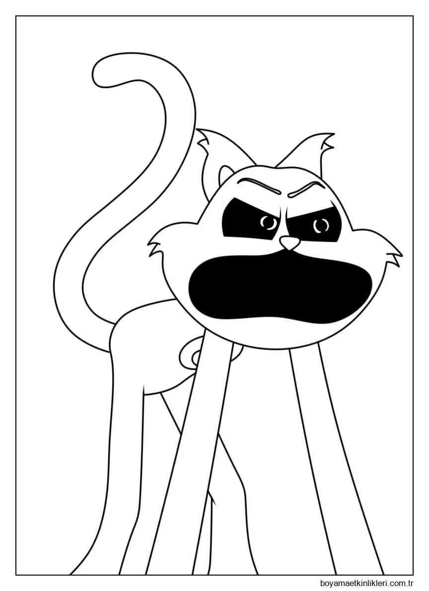 Kızgın Kedi Uykusu Çiz