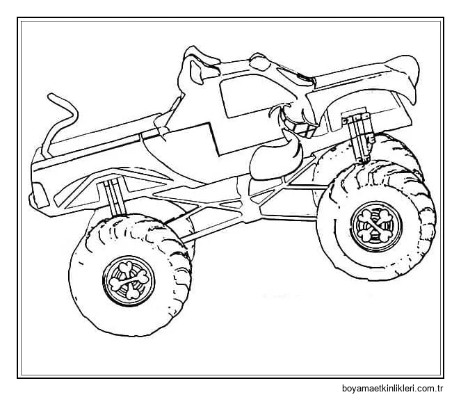 Küçükler İçin Maliyetsiz Canavar Kamyon