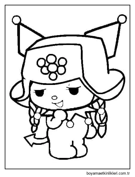 Kuromi çocuklar için yazdırılabilir