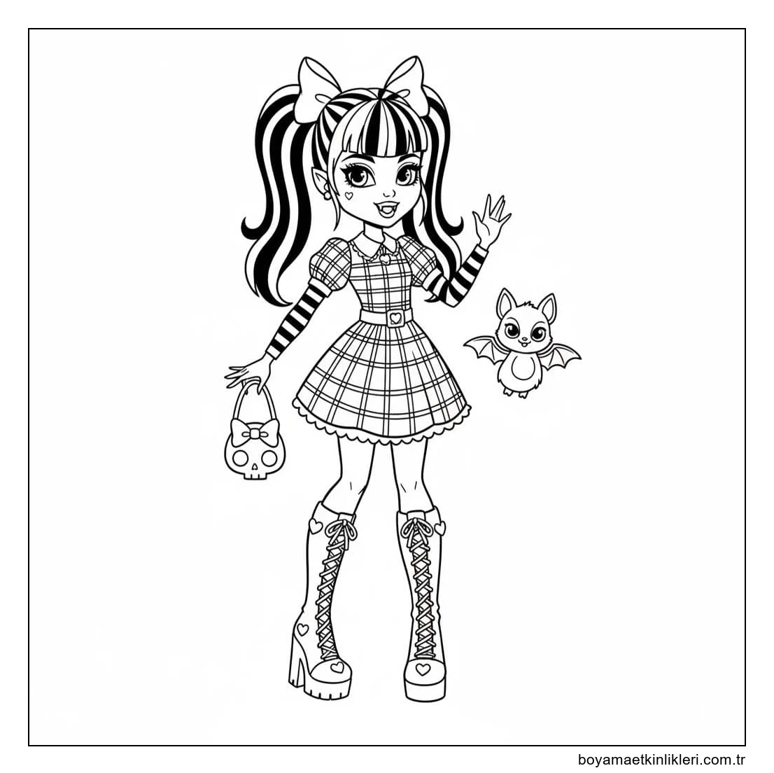 Monster High çocuklar için basit
