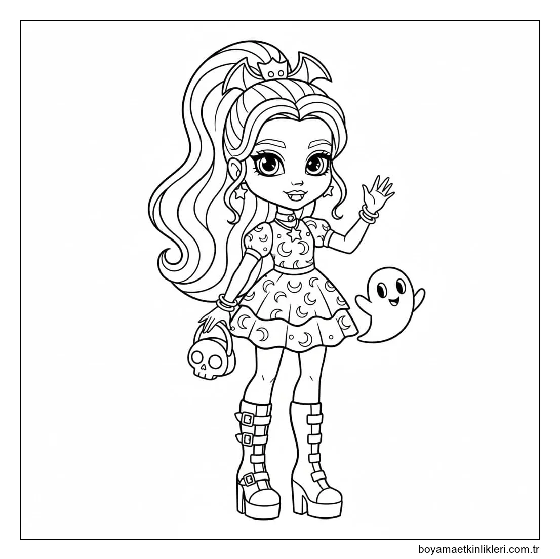 Monster High çocuklar için yazdırılabilir
