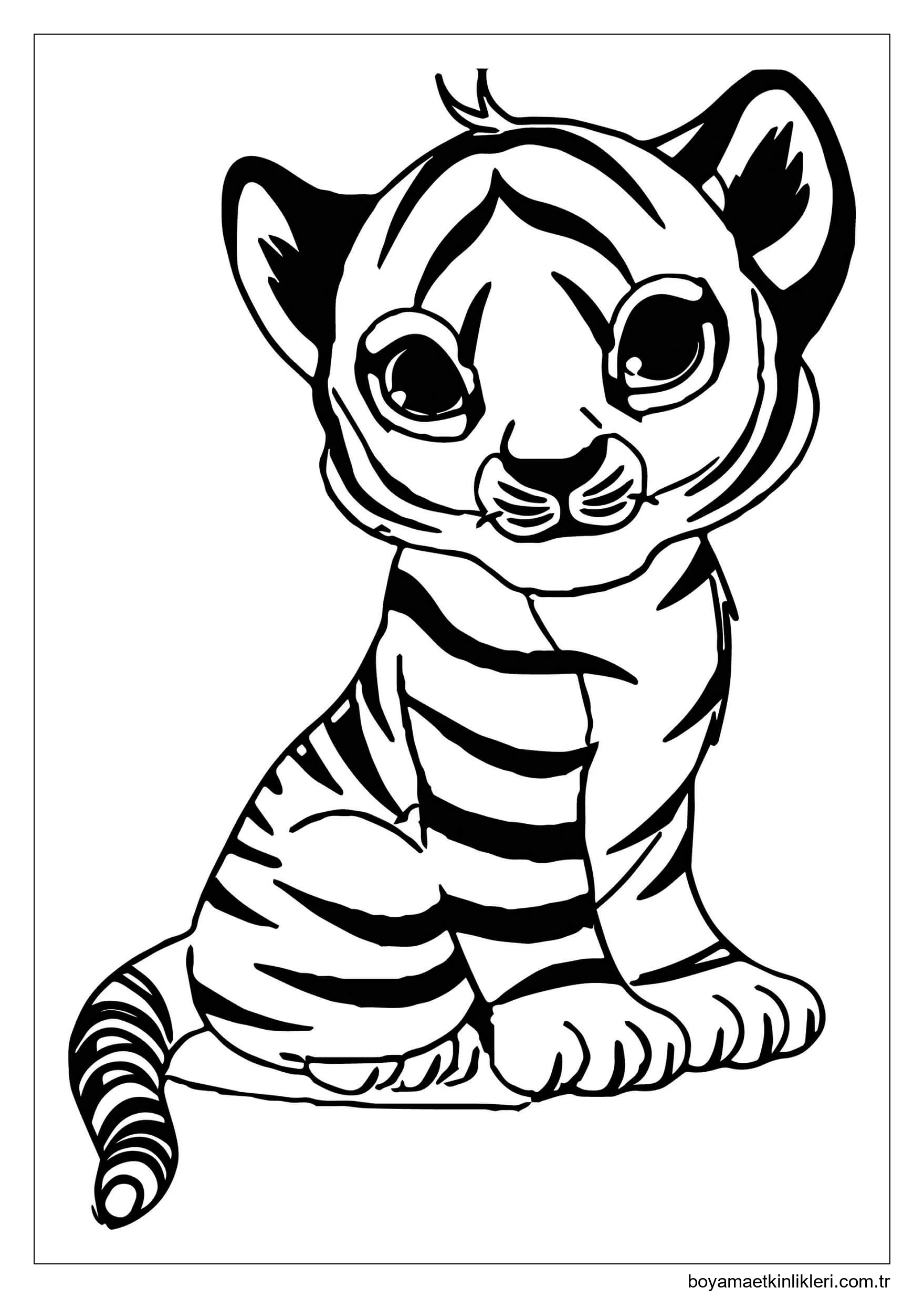 Oturan Küçük Kaplan