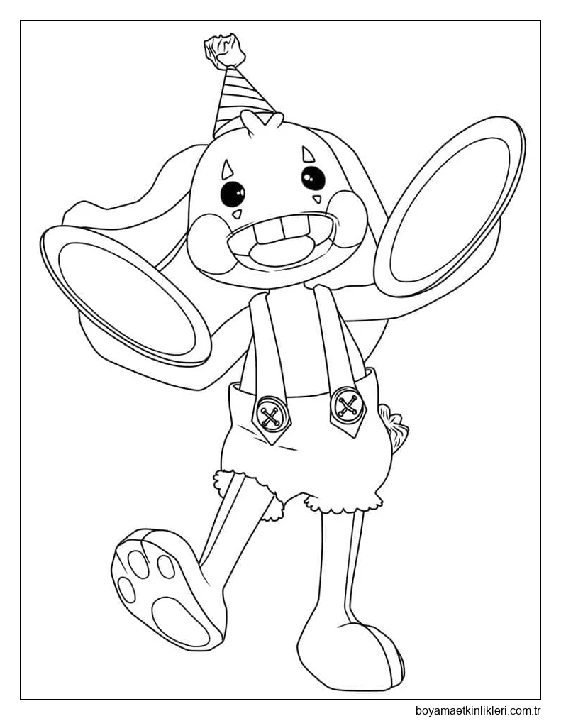 Poppy Playtime Bölüm 2'de Bunzo Bunny'yi çizin