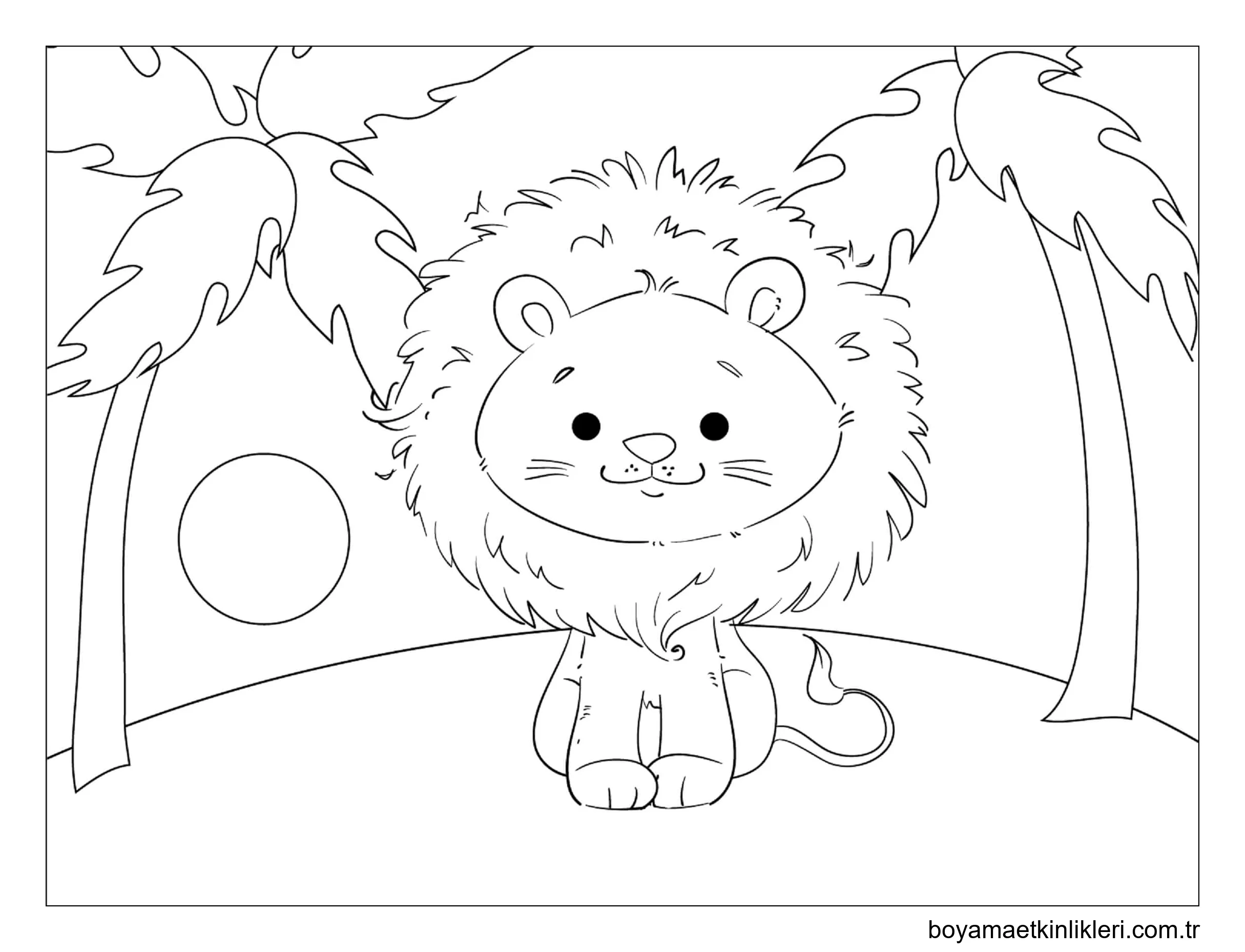 Sahilde Oturan Aslan