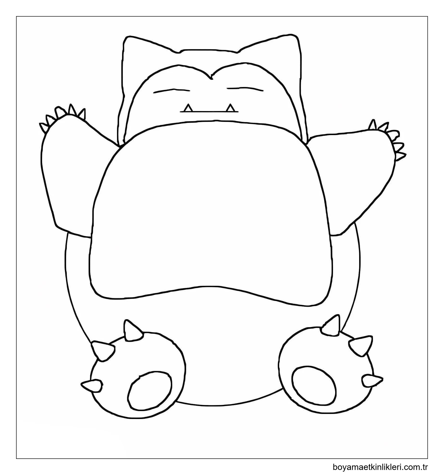 Snorlax Çizim