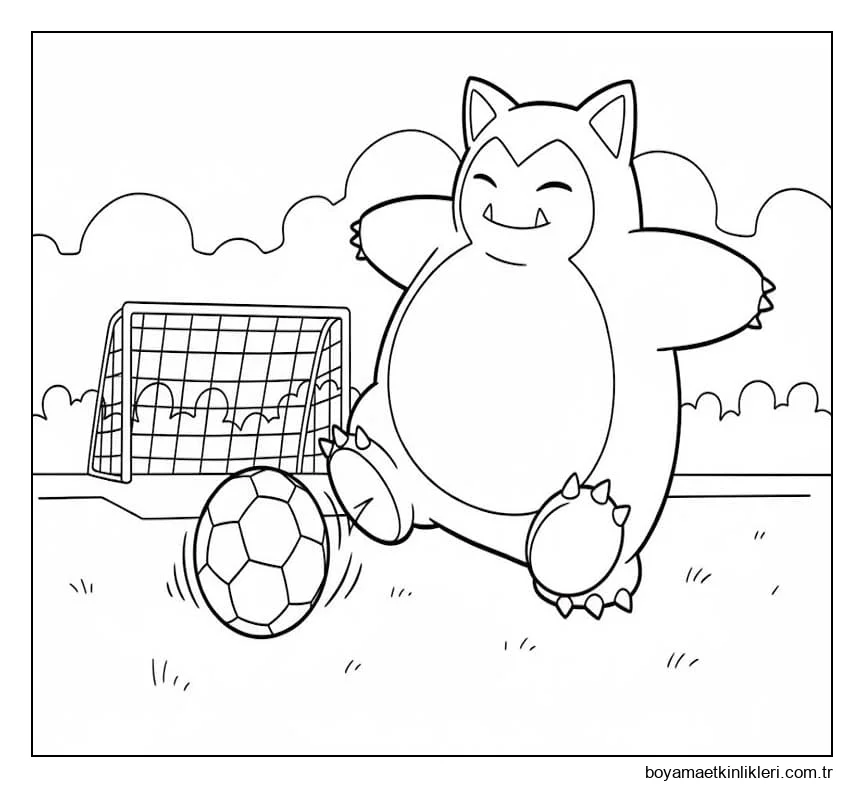 Snorlax Çizim görüntüsü