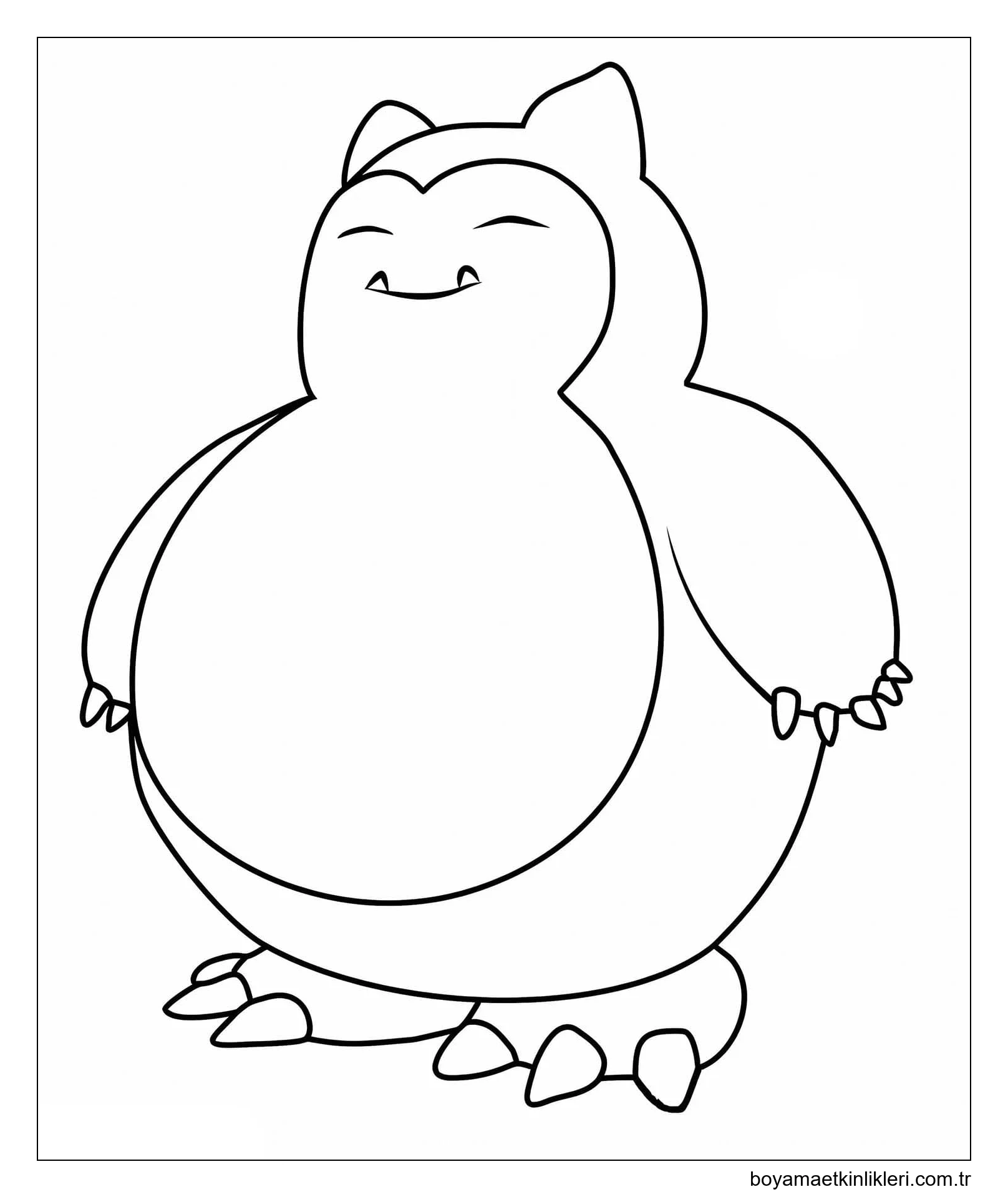 Snorlax ücretsiz çiz