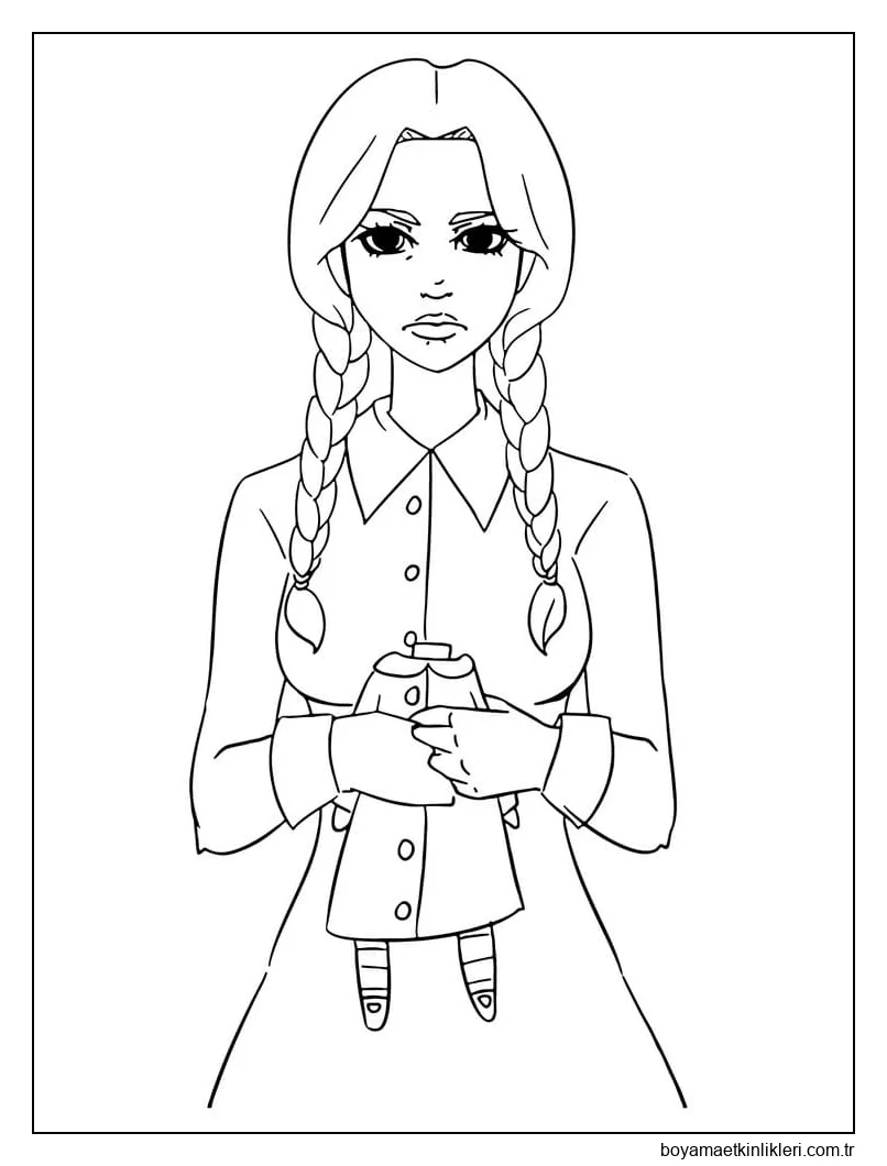 Wednesday Addams ve Bebegi