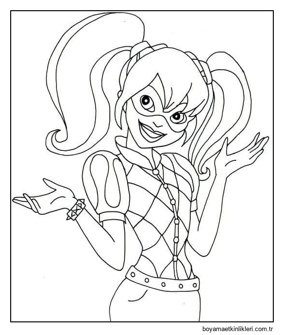 Yazdırılabilir Harley Quinn Bedava
