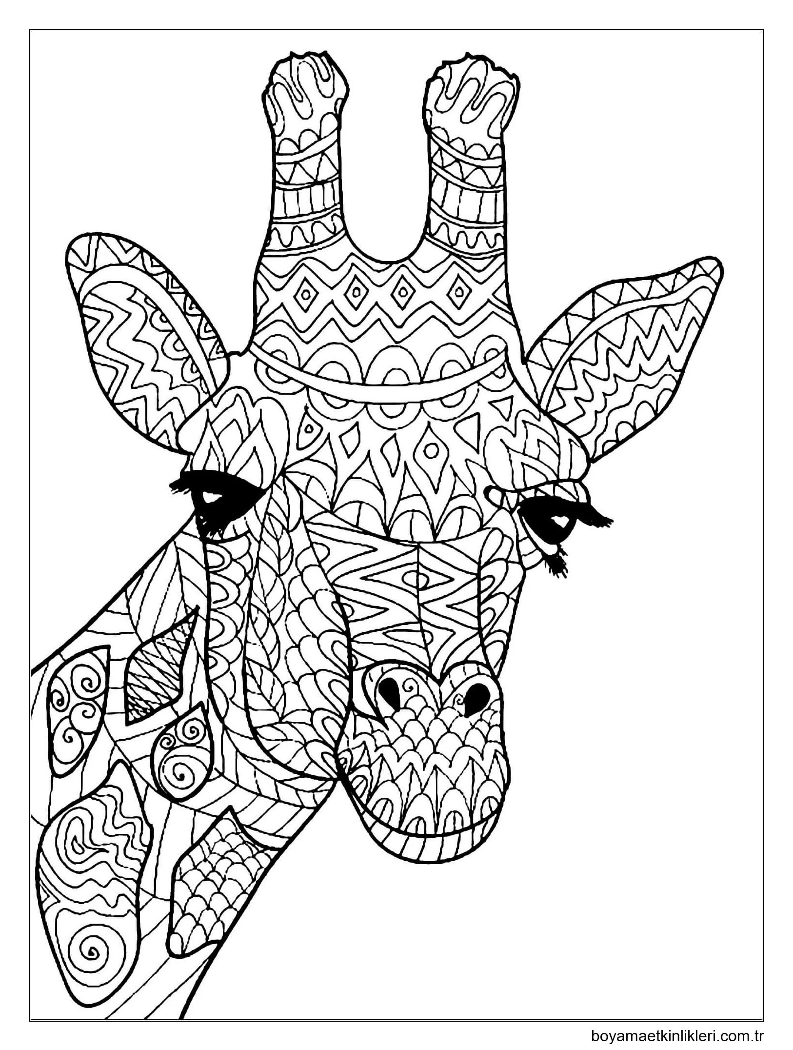 Zürafa Kafa Mandala