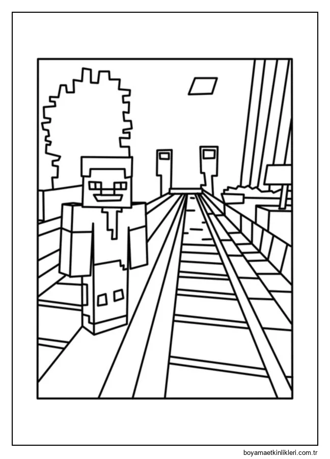 Aferin, bir demiryolu inşa ettim!