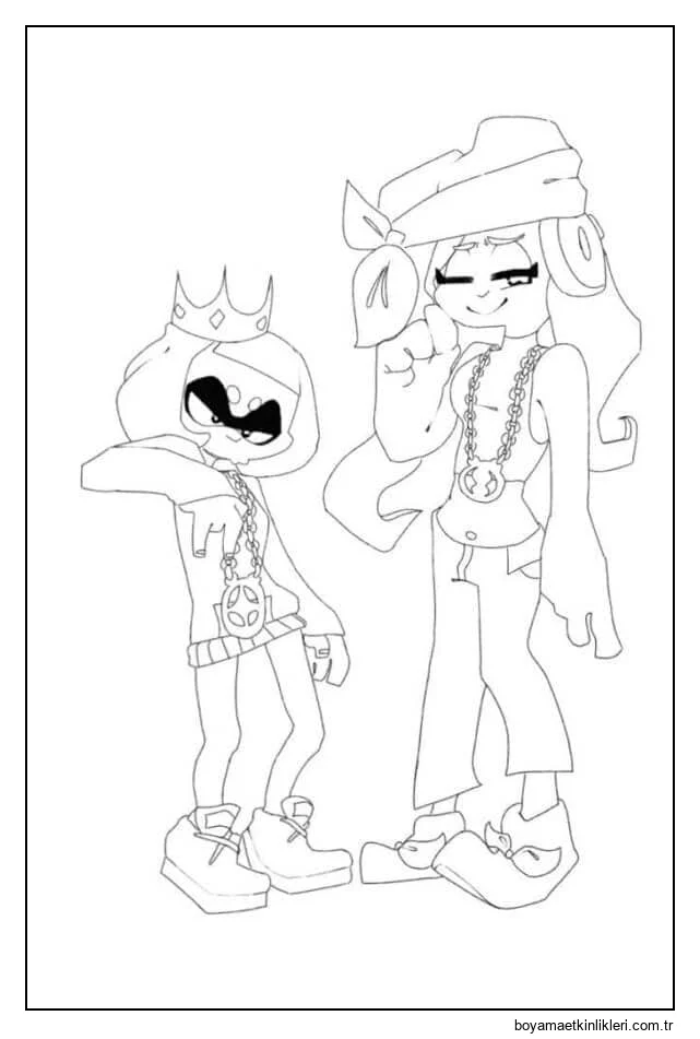 Altın Zincirli Moda Kızları