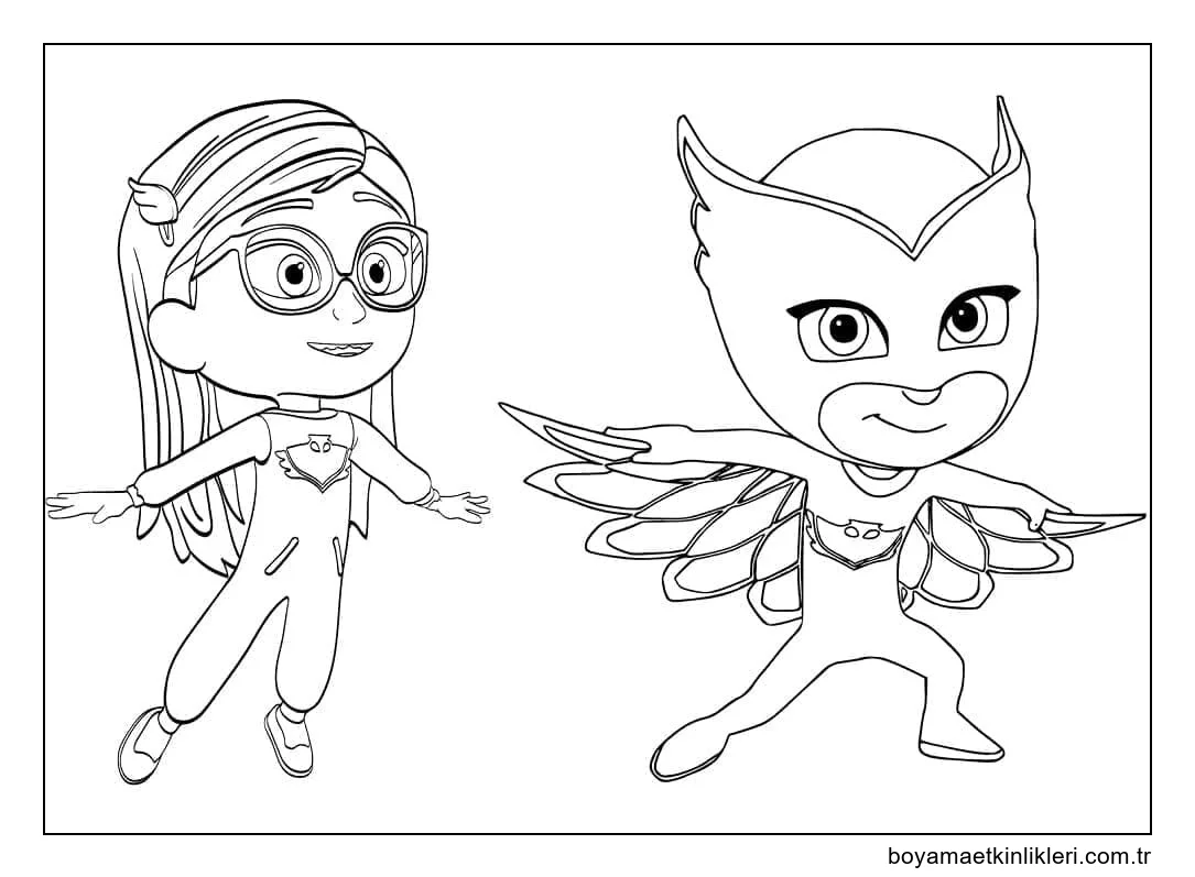 Amaya Owlette Pijamaskeliler