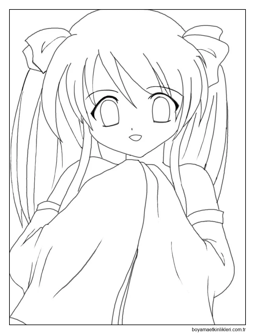 Anime Kız Eğlence Kawaii