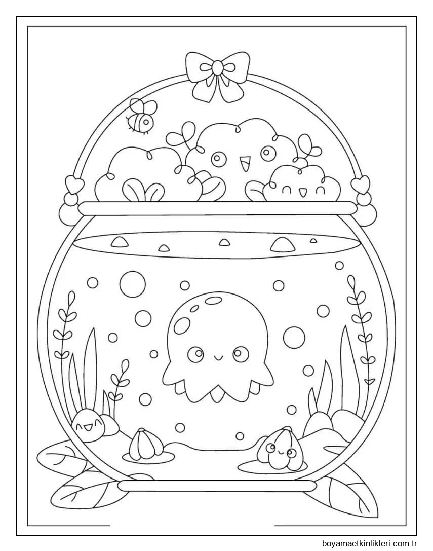 Bir Balık Tencerede Gülümseyen Denizanası