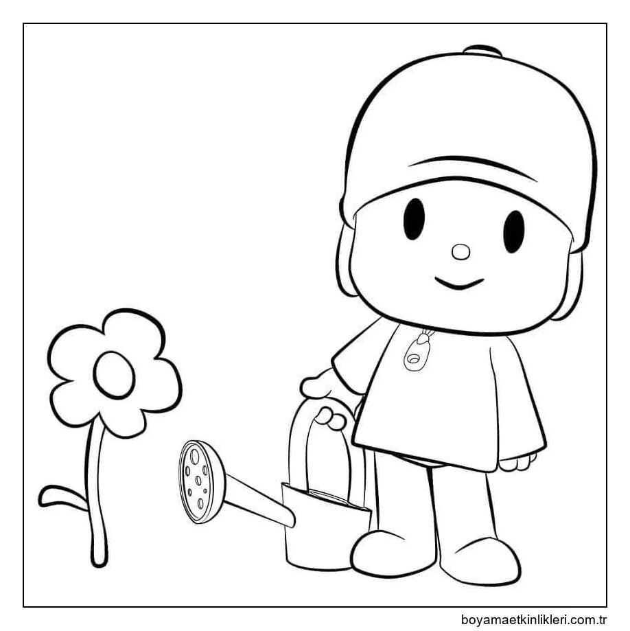 Bitkileri Sulayan Pocoyo