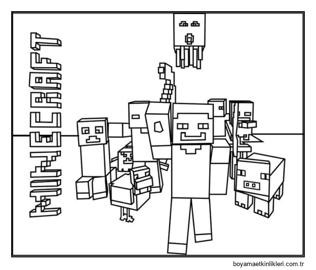 Bu Minecraft oyundaki grafikler gibi basittir