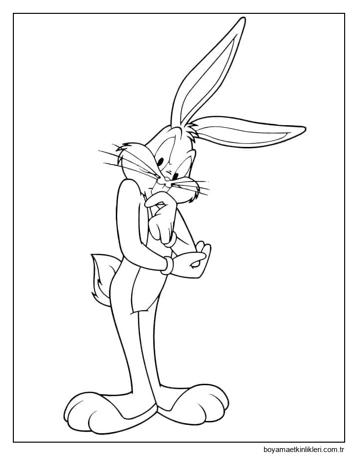 Bugs Bunny düşünüyor