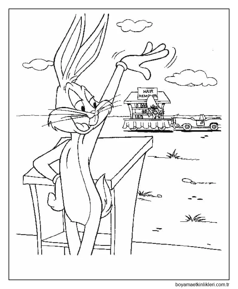 Bugs Bunny el sallıyor