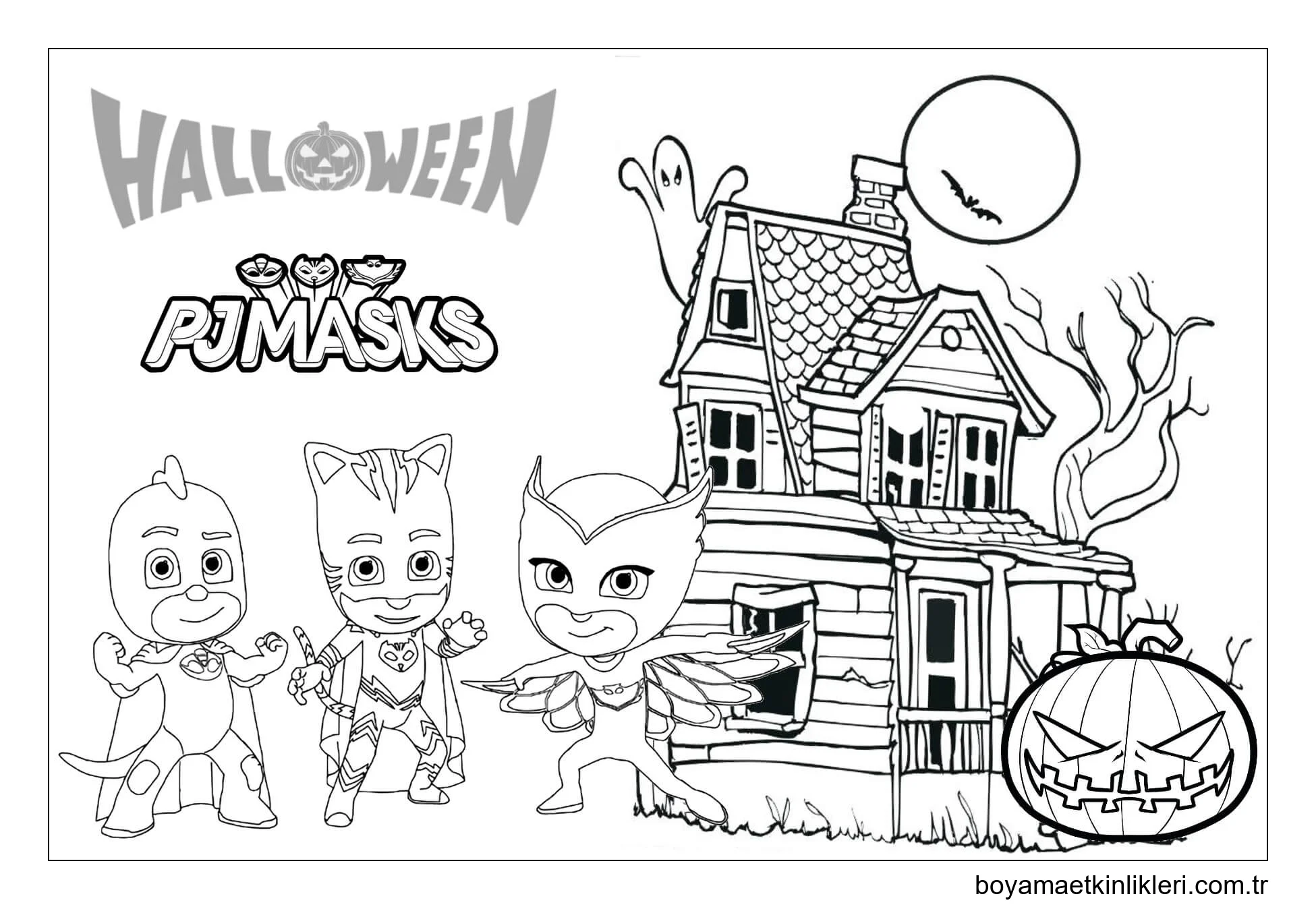 Cadılar Bayramı Pijamaskeliler Maskesi