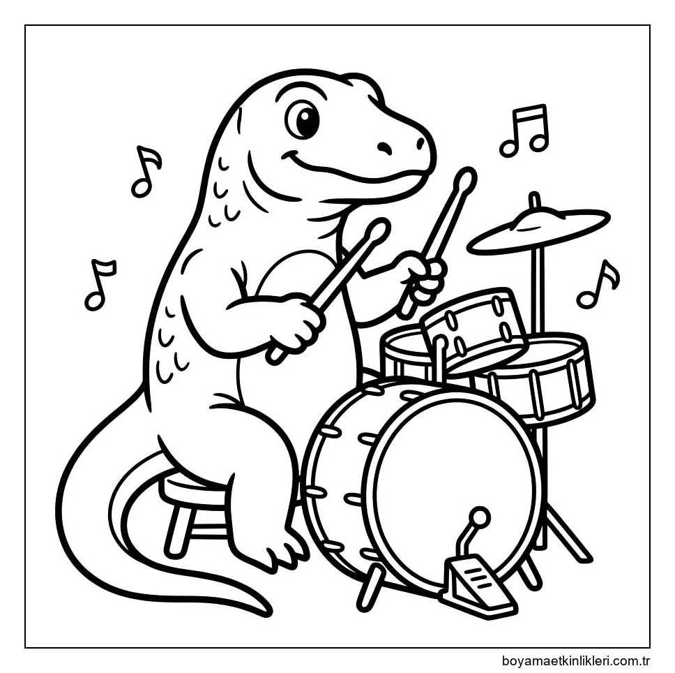 Çizmek Komodo Ejderi