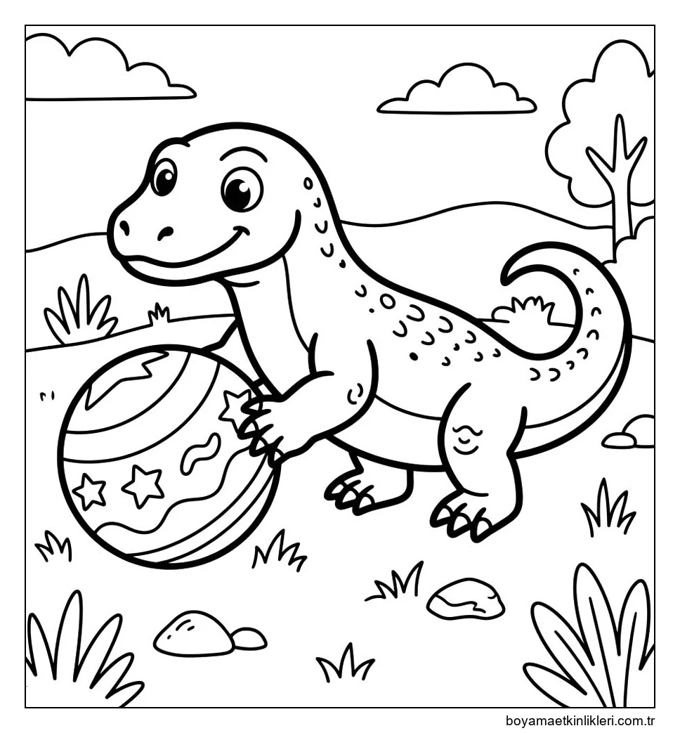 Çizmek Komodo Ejderi ücretsiz